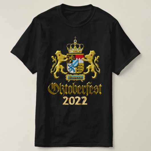 オクトーバーフェスト2022バイエルクレストTシャツ Tシャツ (デザイン正面)