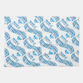 オクトーバーフェスト2024国旗の色バイエルン キッチンタオル (横)