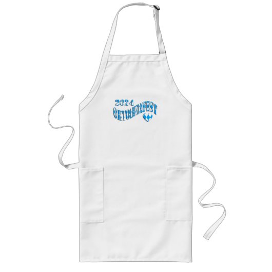 オクトーバーフェスト2024国旗の色バイエルン ロングエプロン (正面)