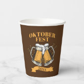 オクトーバーフェスト20xx年スタインズブラウンビールパーティー 紙コップ (裏面)