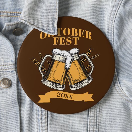 オクトーバーフェスト20xx年スタインズブラウンビールパーティー 缶バッジ (インサイチュ)