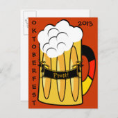 オクトーバーフェスト インビテーションポストカード (正面/裏面)