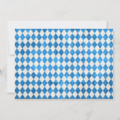 オクトーバーフェスト ウェディング ラスティック ババリアン パーティー フォト 招待状 (裏面)