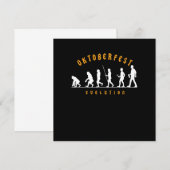 オクトーバーフェスト エボリューション ビア フェスティバル プレッツェル ドラフト 招待状 (正面/裏面)