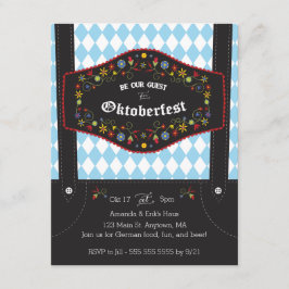 オクトーバーフェスト（オクトバーフェスト）ドイツパーティの招待状 招待状