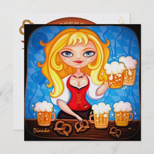 オクトーバーフェスト – オクトーバーフェスト 招待状 (正面/裏面)