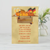 オクトーバーフェスト、カボチャ、ビール 招待状 (スタンド正面)