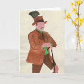 オクトーバーフェスト カード (黄色い花)