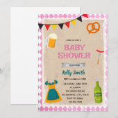 オクトーバーフェスト シャワー ガール 招待状 (正面/裏面)