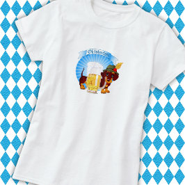 オクトーバーフェスト ダックスフント 女性用Tシャツ Tシャツ