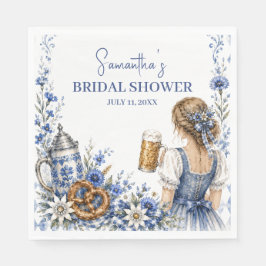 オクトーバーフェスト ドイツビール プレッツェル 結婚前パーティー スタンダードランチョンナプキン
