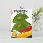 オクトーバーフェスト ドイツ マオ 結婚式 お祝い 招待状 (スタンド正面)
