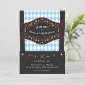 オクトーバーフェスト ドイツ 誕生日パーティー テーマ ご招待 招待状 (スタンド正面)