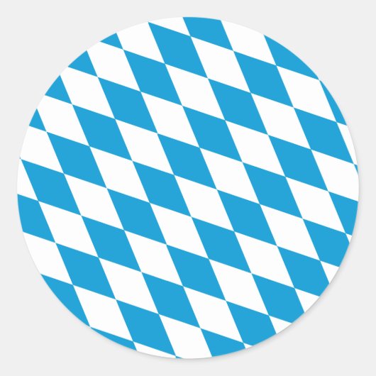 オクトーバーフェスト、バイエルンカラー ラウンドシール (正面)