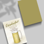 オクトーバーフェスト パーティー ビール 招待状