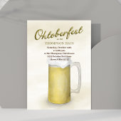 オクトーバーフェスト パーティー ビール 招待状