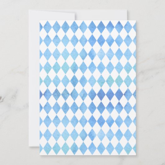 オクトーバーフェスト |ビールカップルウェディングシャワー 招待状 (裏面)