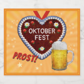 オクトーバーフェスト ビールラベル (シングルラベル)