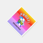 オクトーバーフェスト |ビール応援 | PROST紙 スタンダードカクテルナプキン (角)