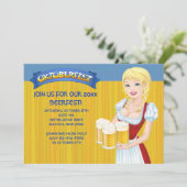 オクトーバーフェスト ビール祭りの招待状 招待状 (スタンド正面)