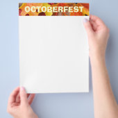 オクトーバーフェスト フライヤー 紙 紅葉 (手)