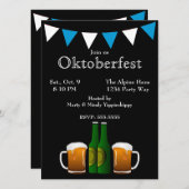 オクトーバーフェスト（フラグあり） 招待状 (正面/裏面)