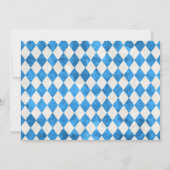 オクトーバーフェスト ブライダルシャワー ババリア ビール パーティー 招待状 (裏面)