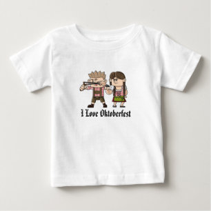 オクトーバーフェスト、ベビーの素晴らしいジャージーのTシャツ ベビーTシャツ