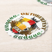 オクトーバーフェスト ペーパーコースター (アングル)