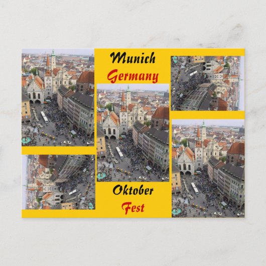オクトーバーフェスト、ポストカード ポストカード (正面)