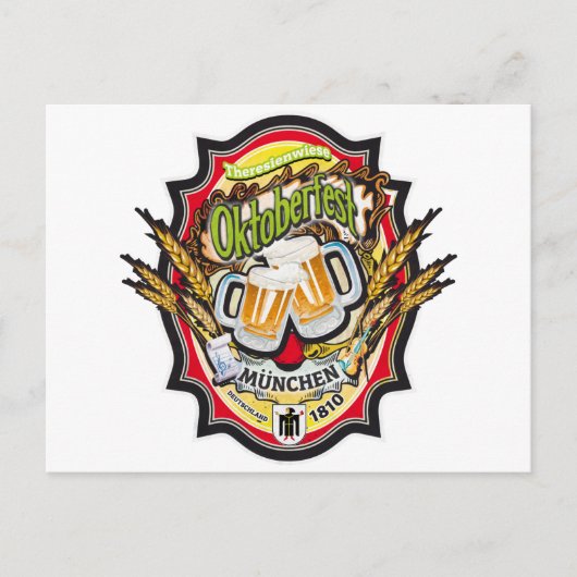 オクトーバーフェスト　ミュンヘン　ドイツ ポストカード (正面)