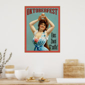 オクトーバーフェスト~ヴィンテージバイエルン広告ズのポスター ポスター (キッチン)