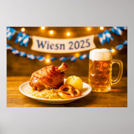 オクトーバーフェスト ヴィースン 2025 ビールと豚の足の宴 ポスター