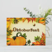 オクトーバーフェスト-招待状-秋/葉/PUMPKIN 招待状 (スタンド正面)