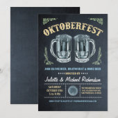 オクトーバーフェスト 招待状 | 黒板 (正面/裏面)