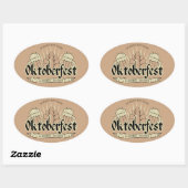 オクトーバーフェスト 楕円形シール (シート)