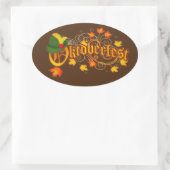 オクトーバーフェスト 楕円形シール (バッグ)