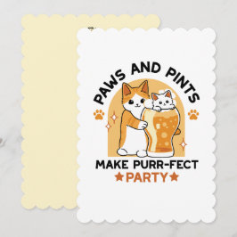 オクトーバーフェスト 猫パーティー 爪とピント シーズンカード