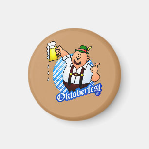 オクトーバーフェスト – 男性in lederhosen マグネット