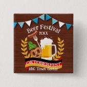 オクトーバーフェスト 缶バッジ (正面)