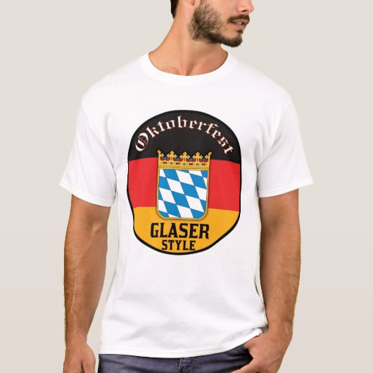オクトーバーフェスト- Glaserのスタイル Tシャツ (正面)