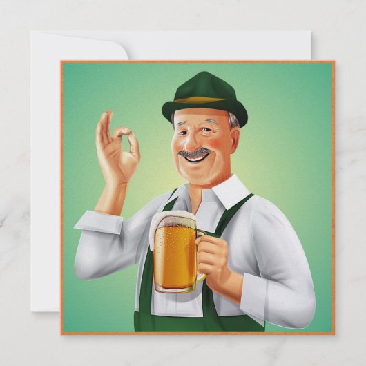 オクトーバーフェスト / Octoberfest ご招待 招待状 (正面)