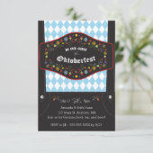 オクトーバーフェスト（Octoberfest）ドイツパーティーの招待状 招待状 (スタンド正面)