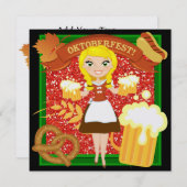 オクトーバーフェスト- SRF 招待状 (正面/裏面)