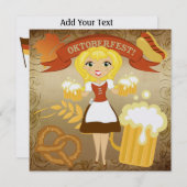 オクトーバーフェスト- SRF 招待状 (正面/裏面)