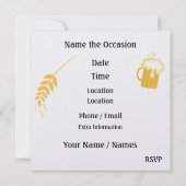 オクトーバーフェスト - SRF 招待状 (裏面)