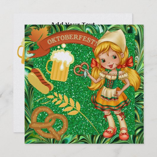 オクトーバーフェスト- SRF 招待状 (正面/裏面)