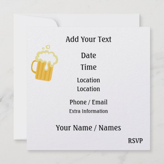 オクトーバーフェスト- SRF 招待状 (裏面)