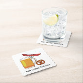 オクトーバーフェストBBQのカスタムの紙のコースター ペーパーコースター (インサイチュ)