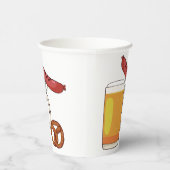 オクトーバーフェストBBQカスタム文字 紙コップ (右)